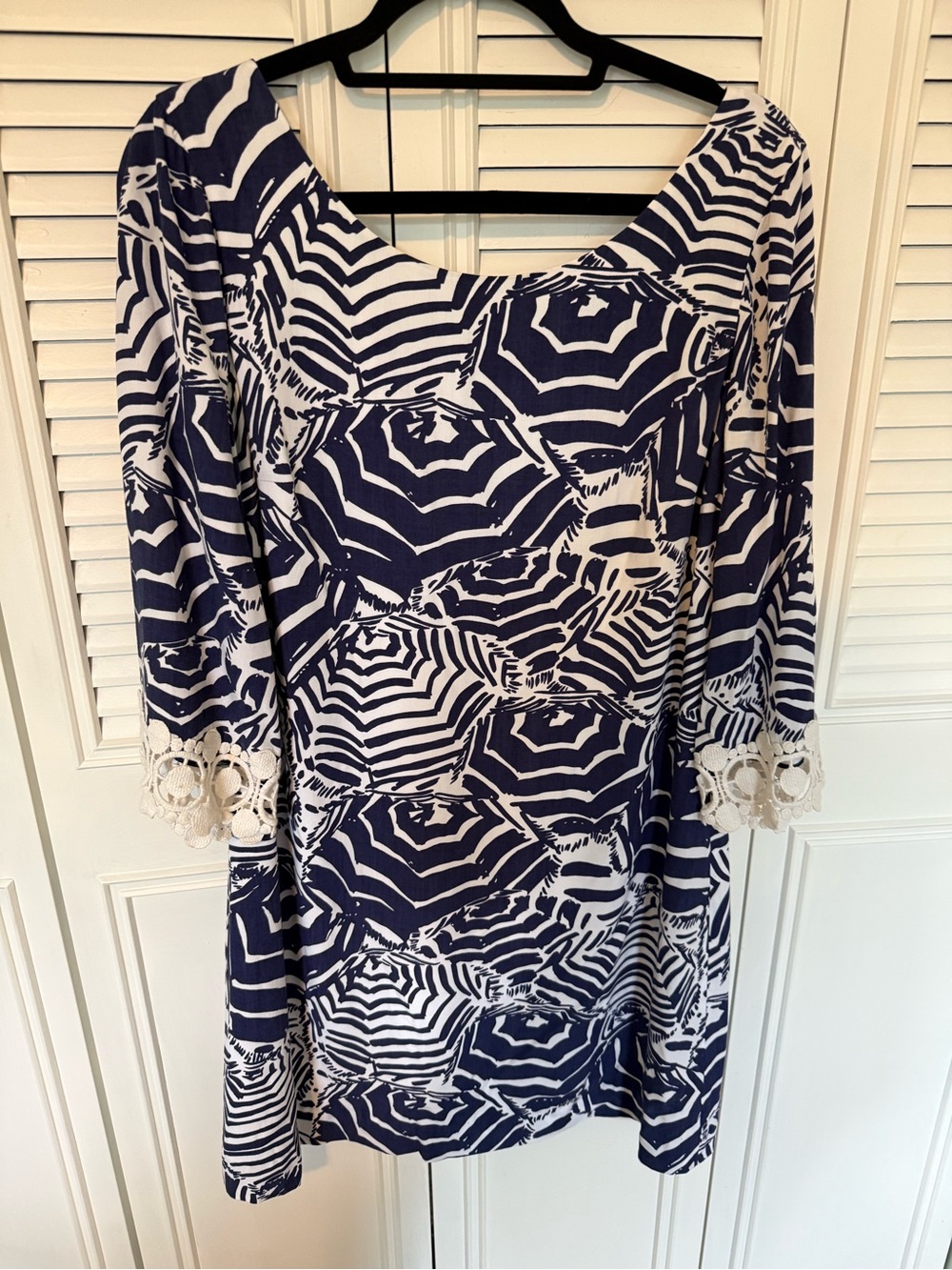 Lilly Pulitzer "Harbour" Tunic Shift Mini Dress – Oh Cabana Boy (large) - Picture 3 of 3